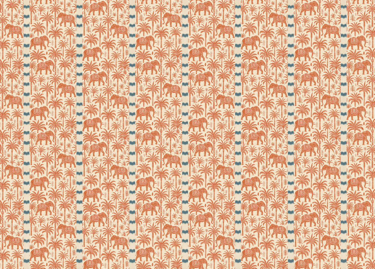 Sandelholz Safari Orange Tapete