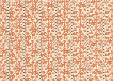 Sandalwood Safari Orange Wallpaper
