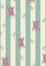 Wild Streaks Turquoise Wallpaper