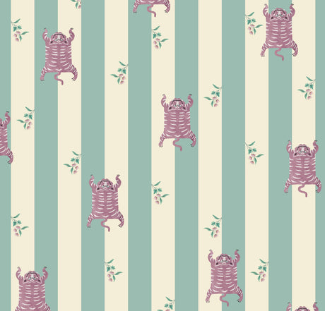 Wild Streaks Turquoise Wallpaper