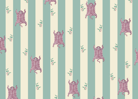 Wild Streaks Turquoise Wallpaper