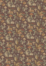 Tiny Forest Mauve Wallpaper