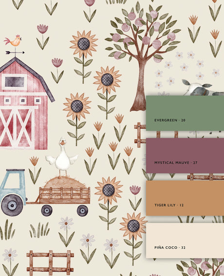 Goose Farm Wallpaper