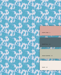 Peony Green Behang Sample
