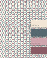 Peony Green Behang Sample