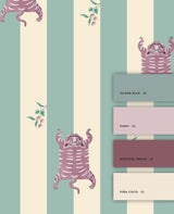 Wild Streaks Turquoise Wallpaper