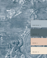 Versailles Blue Wallpaper