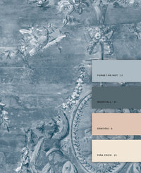 Versailles Blue Wallpaper