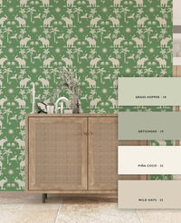 Generous Jungle Green Behang