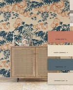 Lantern Festival Dark Blue Wallpaper