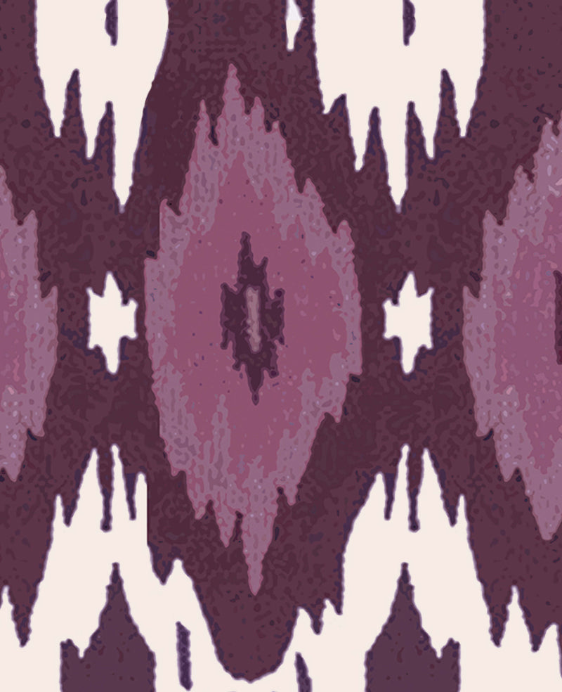 Deia Ikat Purple Sample