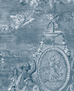 Versailles Blue Wallpaper