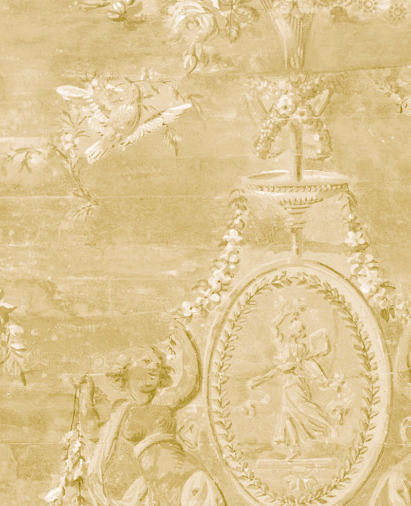Versailles Yellow Fabric