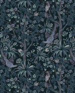 Woodland Blue Wallpaper
