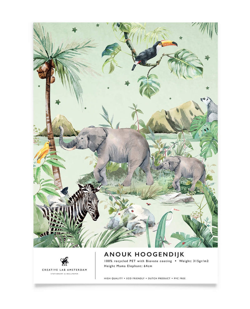 Creative Lab Amsterdam badkamer behang Anouk Hoogendijk bathroom Wallpaper sample