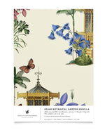 Creative Lab Amsterdam badkamer behang Asian Botanical Garden Vanilla bathroom wallpaper sample