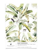 Creative Lab Amsterdam badkamer behang Baby bananas bathroom Wallpaper sample