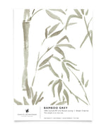 Creative Lab Amsterdam badkamer behang Bamboo Grey bathroom wallpaper sample