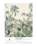 Creative Lab Amsterdam badkamer behang Dodo Oasis bathroom Wallpaper sample