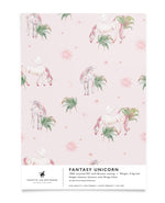Creative Lab Amsterdam badkamer behang Fantasy Unicorn bathroom wallpaper sample