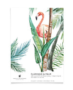 Creative Lab Amsterdam badkamer behang Flamingo Palm bathroom Wallpaper sample