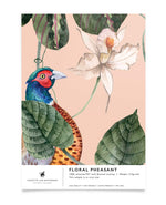 Creative Lab Amsterdam badkamer behang Floral Pheasant bathroom Wallpaper sample