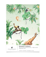 Creative Lab Amsterdam badkamer behang Monkey Jungle bathroom Wallpaper sample