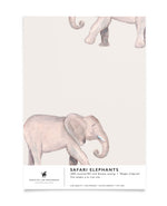 Creative Lab Amsterdam badkamer behang Safari Elephants Bathroom Wallpaper sample
