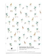 Creative Lab Amsterdam badkamer behang Savannah Palmtree bathroom wallpaper sample