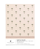 Creative Lab Amsterdam badkamer behang Subtle Palms bathroom wallpaper sample