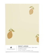 Creative Lab Amsterdam behang Sweet Lemon bathroom wallpaper sample