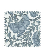Bombay Flower  Blue Fabric