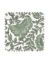 Bombay Flower Groen Stof