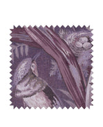 Vintage Feathers Purple Fabric