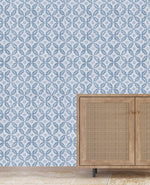 Edelweiss Blue Wallpaper Sample