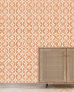 Edelweiss Orange Wallpaper Sample