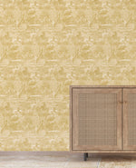 Versailles Yellow Wallpaper Sample
