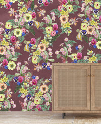 Vibrant Violet Purple Wallpaper Sample