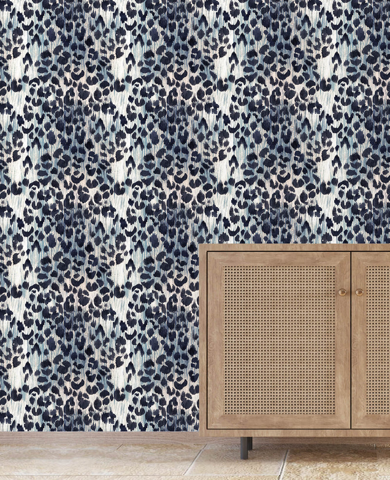 Wild Cat Blue Wallpaper Sample