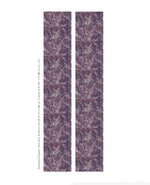 Vintage Feathers Purple Wallpaper