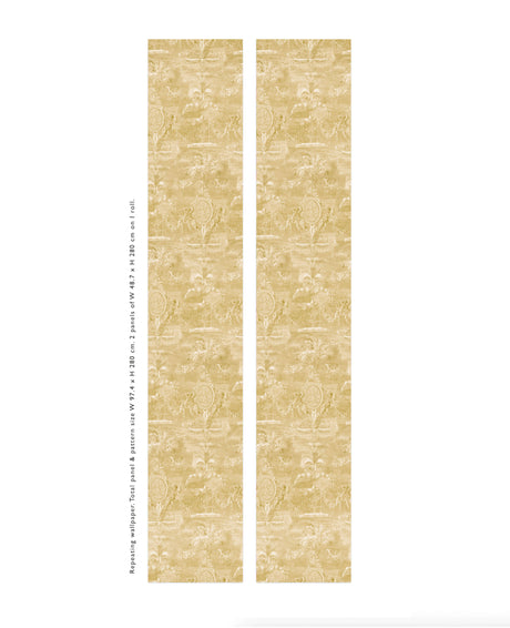 Versailles Yellow Wallpaper