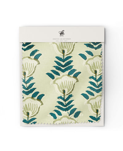 Block Flower Green Sample