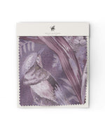 Vintage Feathers Purple Sample