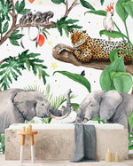 Creative Lab Amsterdam badkamer behang Rebecca Boektje - Ravi bathroom Wallpaper