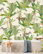 Creative Lab Amsterdam badkamer behang Flower Garden bathroom Wallpaper