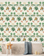 Creative Lab Amsterdam badkamer behang Jaipur bathroom Wallpaper