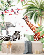 Creative Lab Amsterdam badkamer behang Rebecca Boektje Yuki bathroom wallpaper 