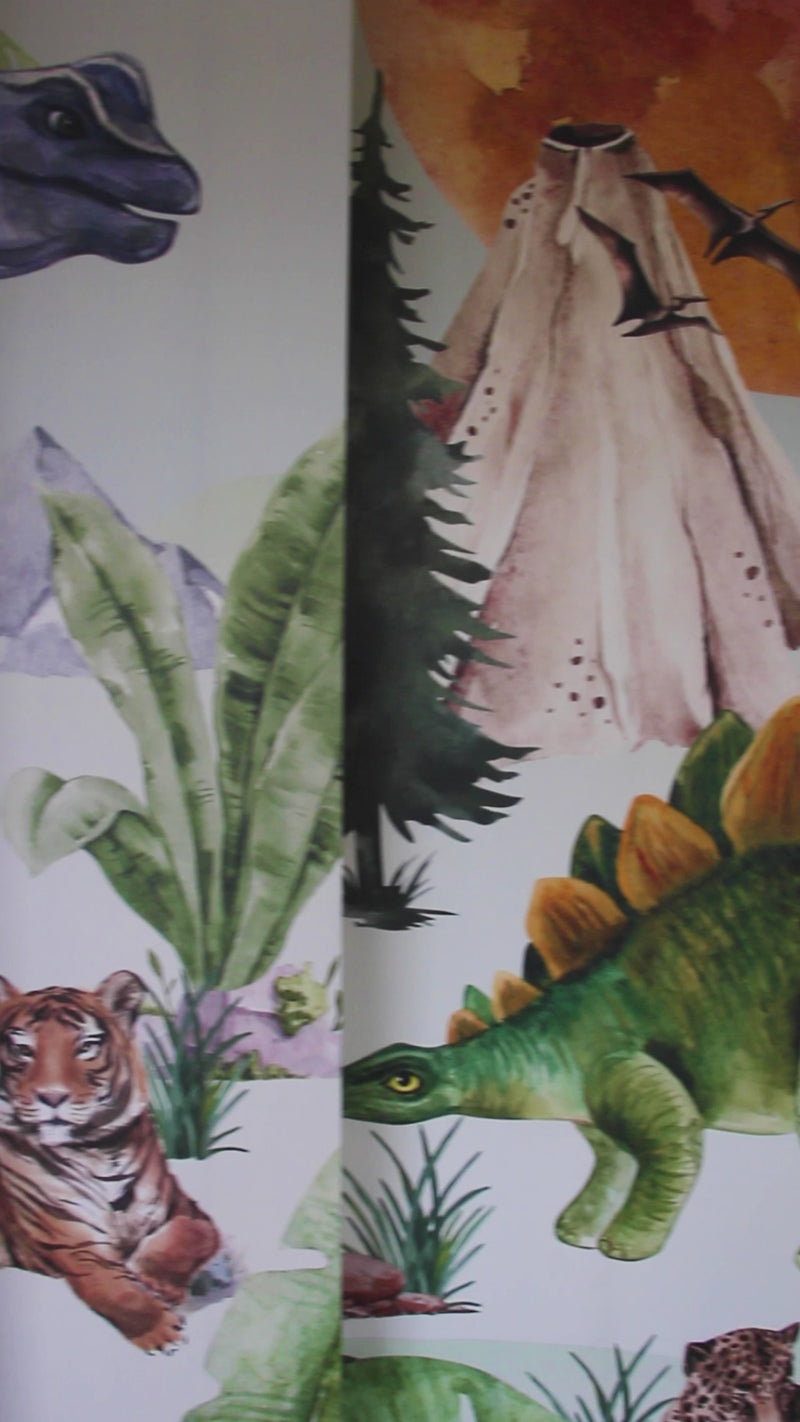 Creative Lab Amsterdam behang Dino by Moonlight Wallpaper video
