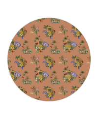 Creative Lab Amsterdam behang cirkel Asian Botanical Garden Terra wallpaper circle