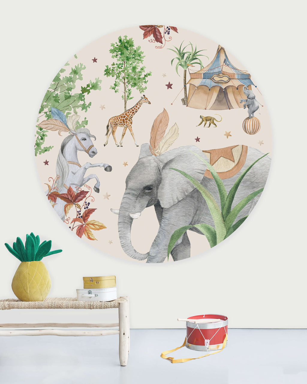 Creative Lab Amsterdam Elephant Wallpaper Circle